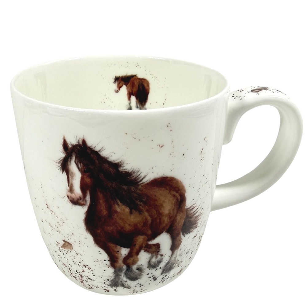 Royal Worcester Wrendale Designs Gigi Horse Mug Hannah Dale Bone China Mug